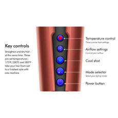 اتو و حالت دهنده ی مو دایسون مدل Airstrait HT01 SBBP
