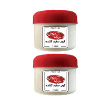 کرم سفید کننده پوست عطاری مجذوبی مدل 001 وزن 60 گرم بسته 2 عددی