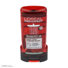 شامپو سر و بدن  لورآل مدل Barber Club مناسب برای انواع پوست حجم 300 میلی لیتر