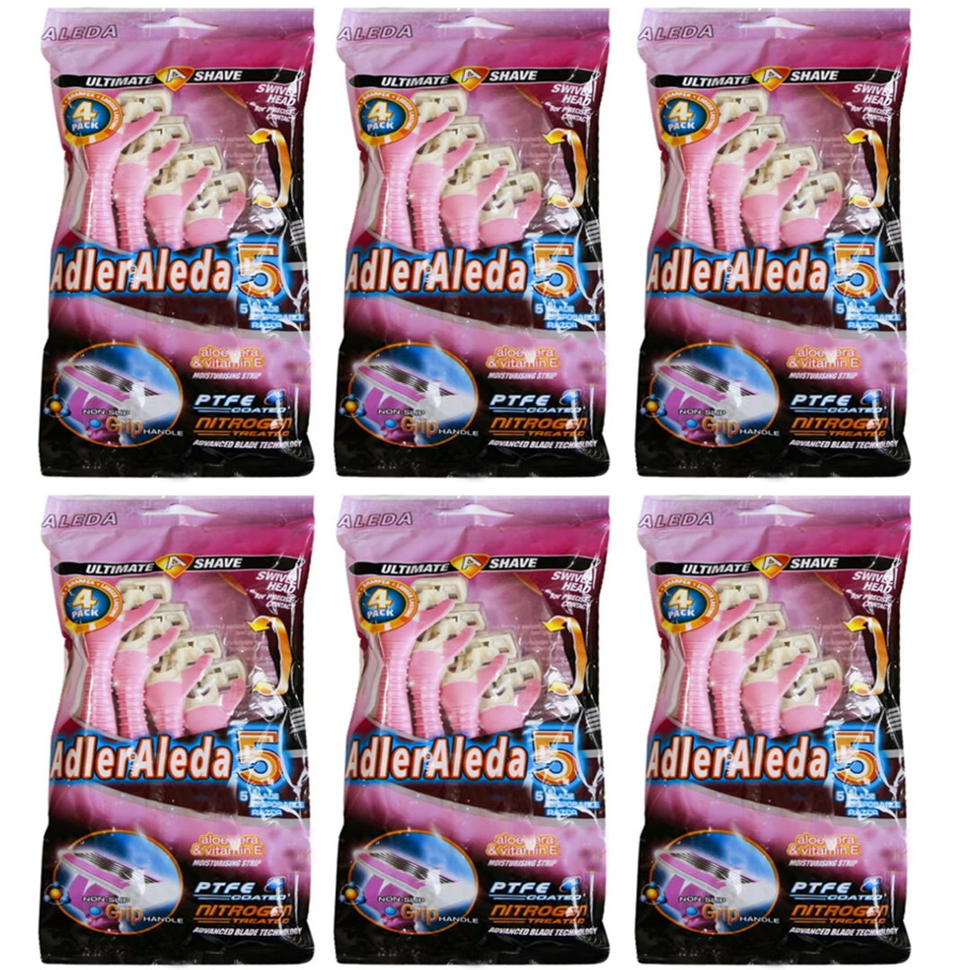 خود تراش ادلر الدا مدل MEF67 شش بسته 4 عددی