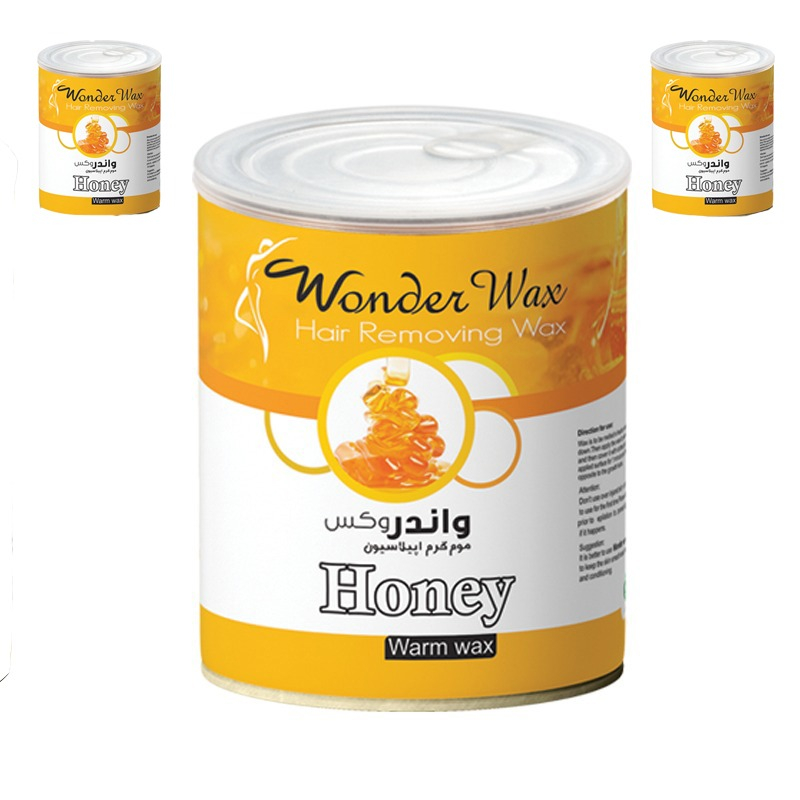 موم موبر واندروکس مدل عسل وزن 800 گرم بسته 3 عددی