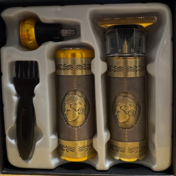 ست اصلاح موی سر و صورت شارژی یوکو مدل yk-2301 به همراه موزن گوش و بینی مدل 01