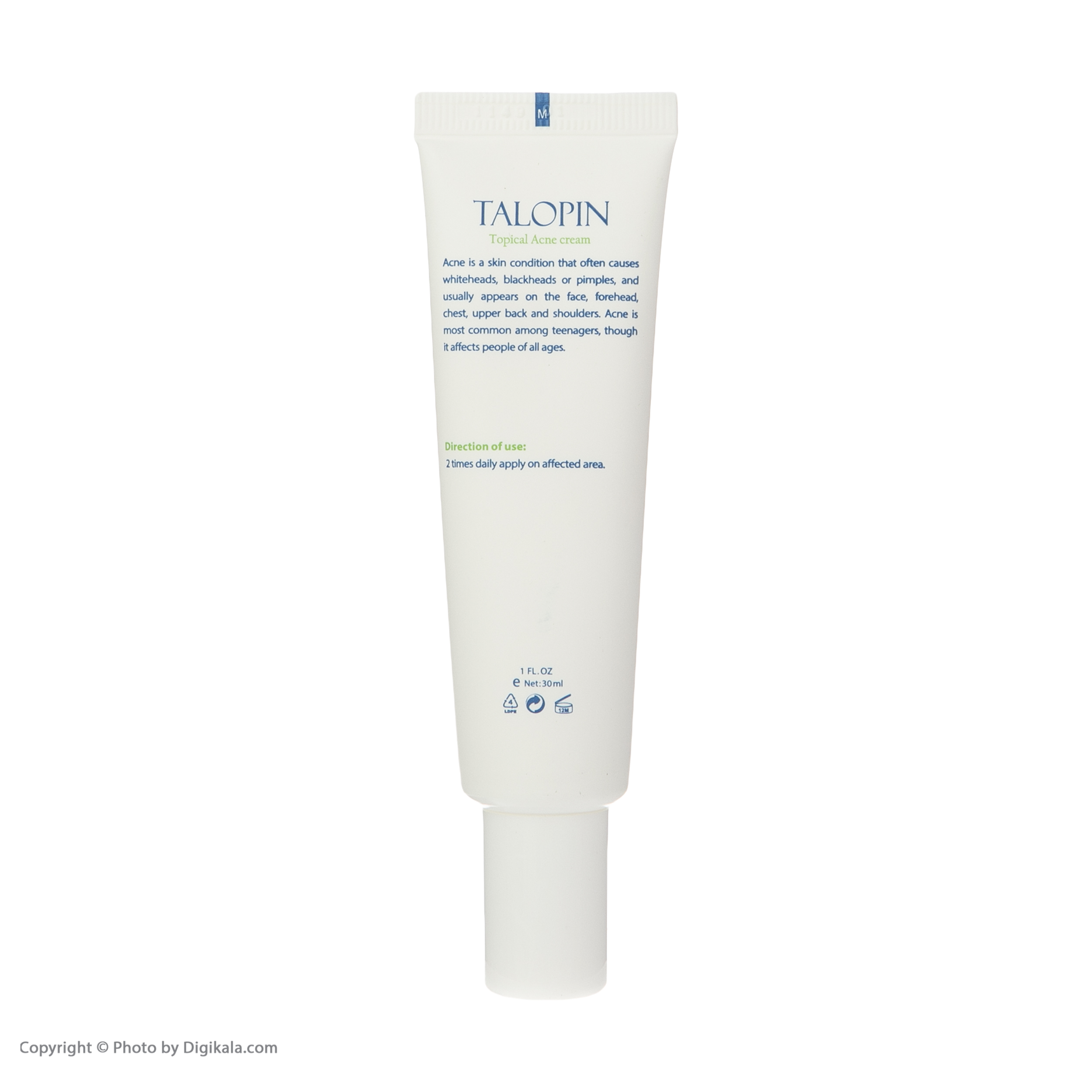 کرم ضد جوش تالوپین مدل Sebum Regulating حجم 30 میلی لیتر