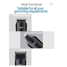 ست ماشین اصلاح موی بدن و صورت اچ تی سی مدل 3in1 Men Groomingkit