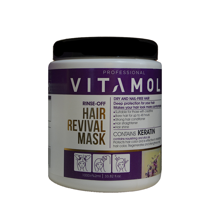 ماسک مو ویتامول مدل KERATIN حجم 1000 میلی لیتر