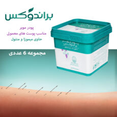 پودر موبر براندوکس مدل منتول وزن 300 گرم مجموعه 6 عددی
