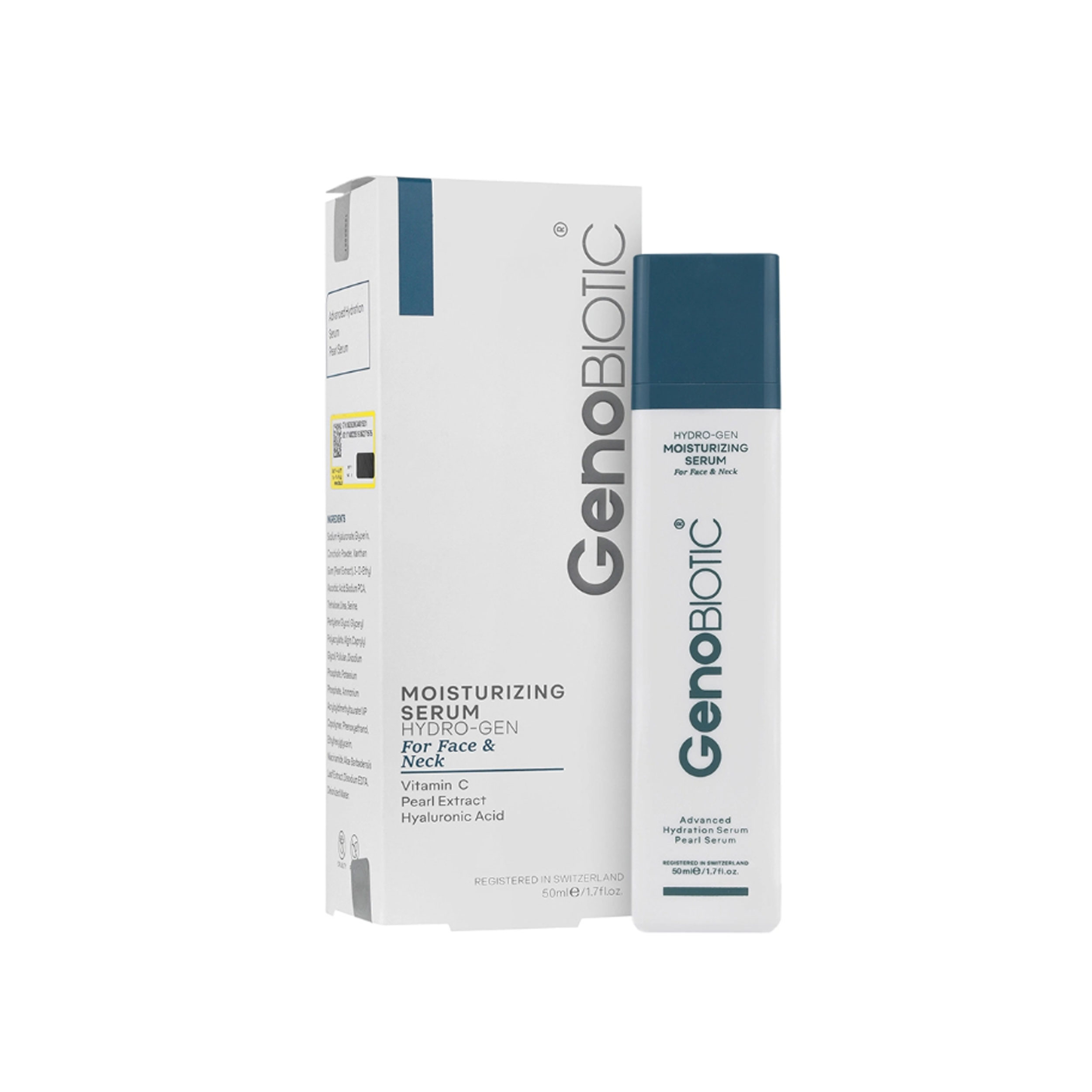 سرم پوست ژنوبایوتیک مدل moisturizing حجم 50 میلی لیتر