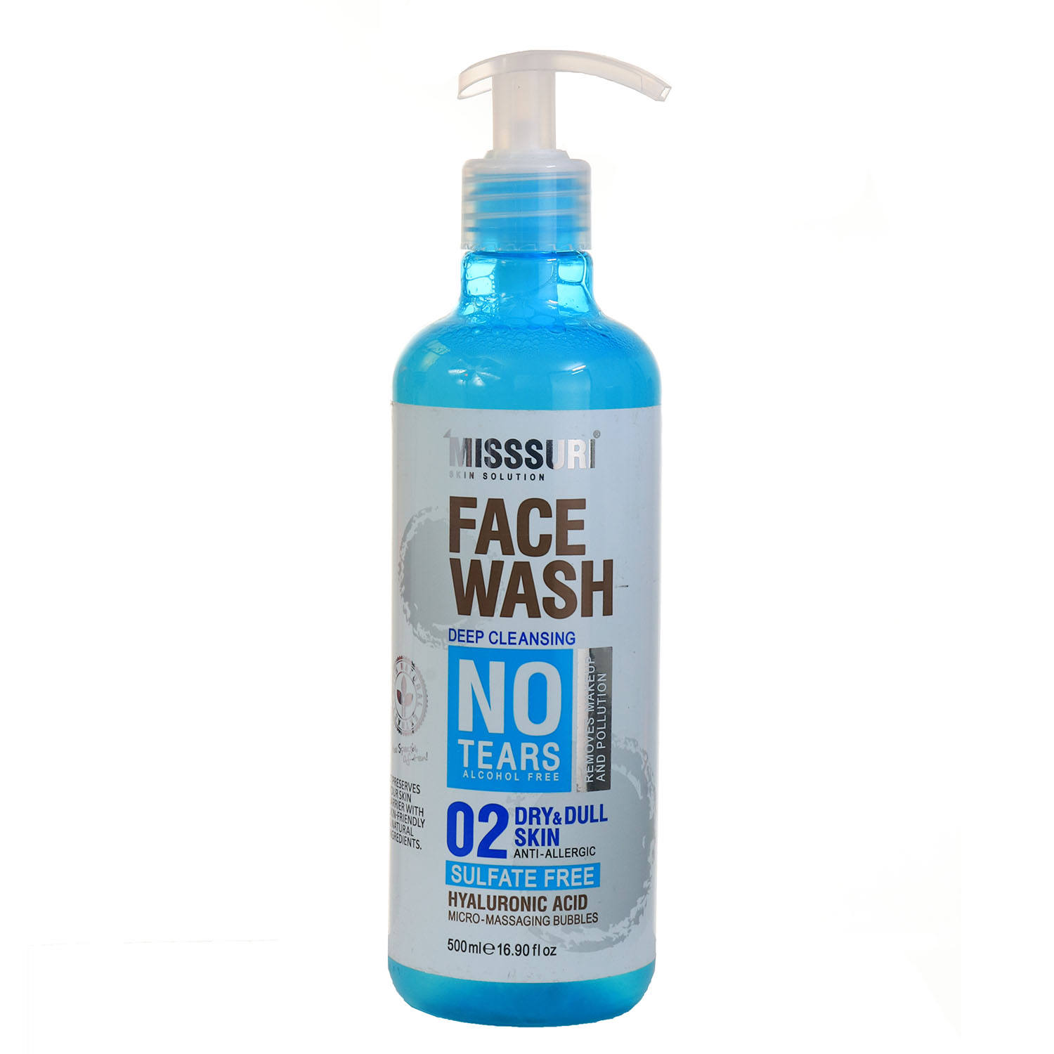 ژل شستشوی صورت میسوری مدل چای سبز مناسب برای پوست چرب حجم 500 میلی لیتر به همراه ژل شستشوی صورت میسوری مدل هیالورونیک اسید مناسب برای پوست چرب حجم 500 میلی لیتر