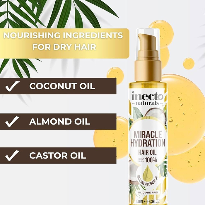 روغن مو اینکتو مدل نارگیل حجم 100 میلی لیتر