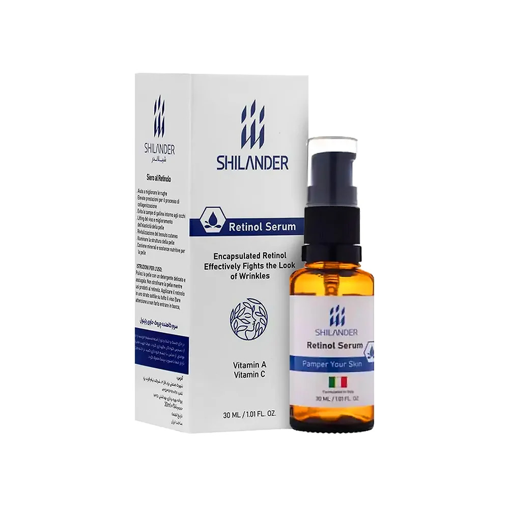 سرم ضد چروک شیلاندر مدل رتینول حجم 30 میلی لیتر