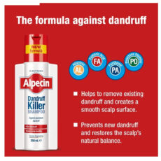 شامپو ضد شوره مو آلپسین مدل D-K مناسب برای انواع مو حجم 250 میلی لیتر