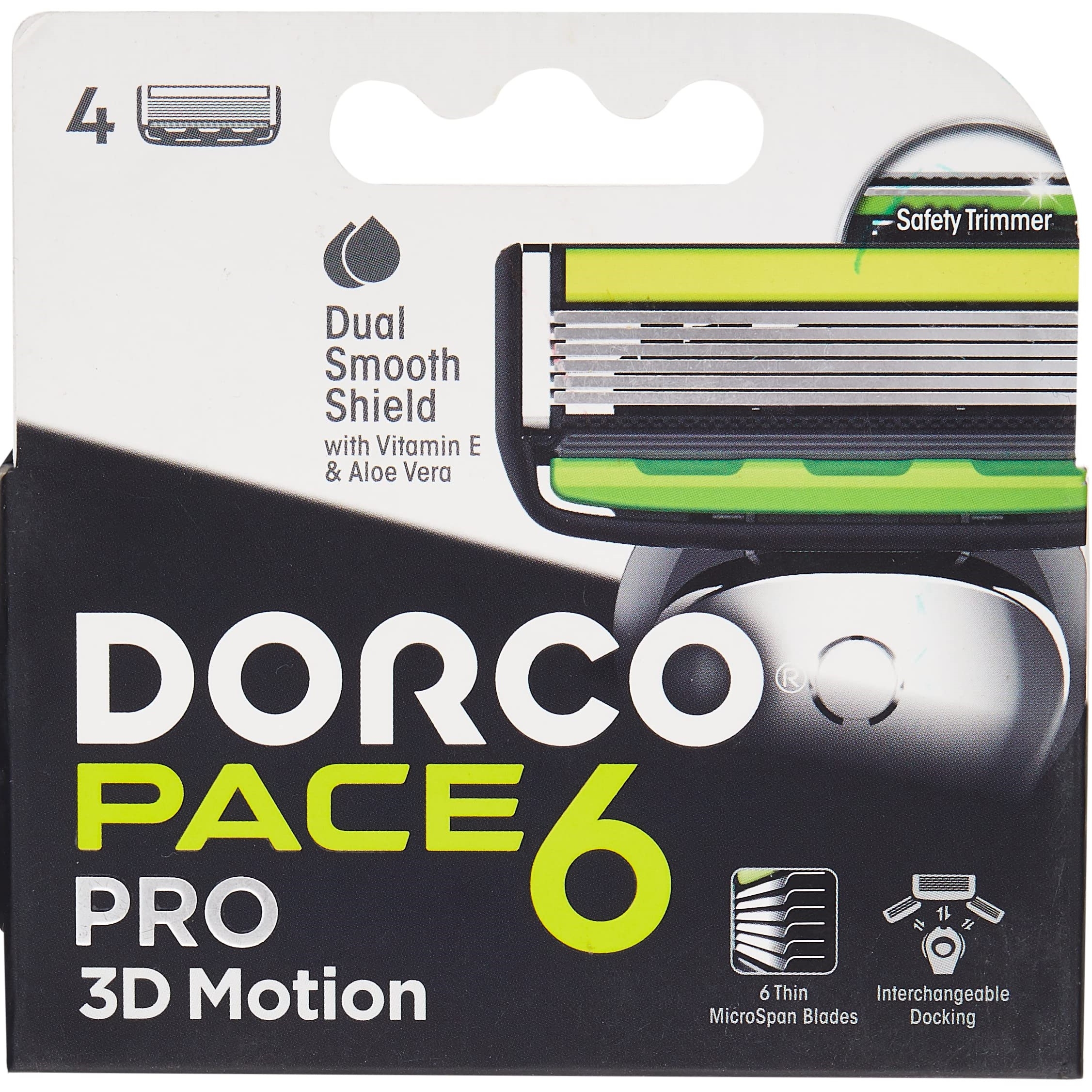 تیغ یدک دورکو مدل PACE 6 بسته 4 عددی