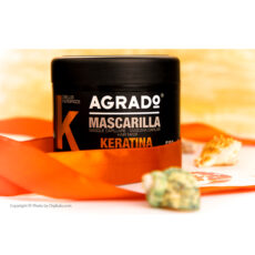 شامپو مو آگرادو مدل کراتین حجم 400 میلی لیتر مجموعه 2 عددی به همراه ماسک مو آگرادو مدل کراتین حجم 500 میلی لیتر