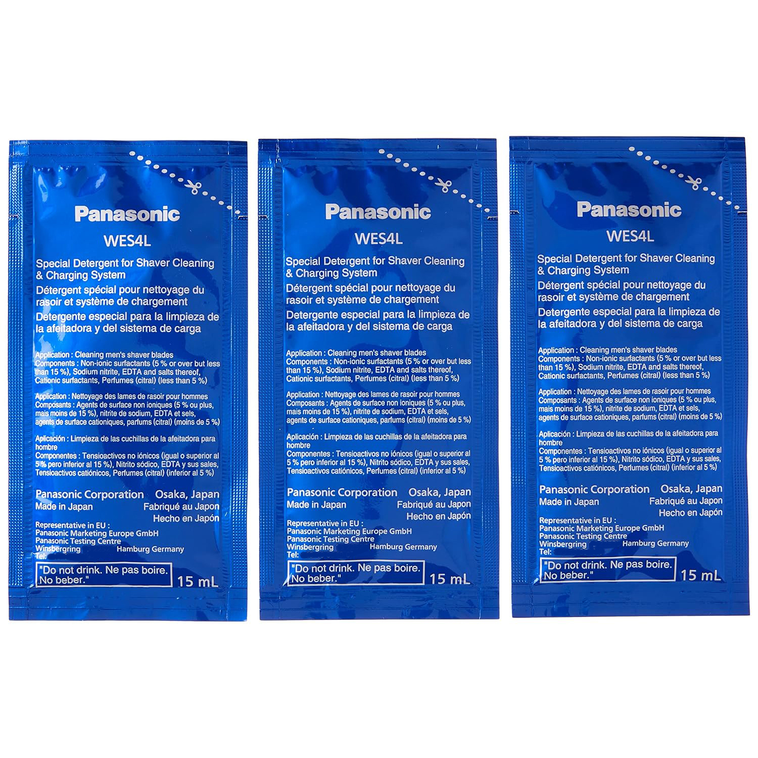 ژل شستشو ماشین اصلاح پاناسونیک مدل WES 4L03 بسته 3 عددی