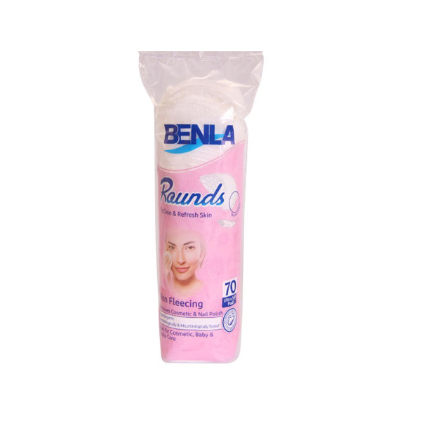 پد پاک کننده آرایش صورت بنلا مدل 01 بسته 30 عددی