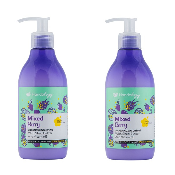 کرم آبرسان هندولوژی مدل MixedBerry حجم 375 میلی لیتر بسته 2 عددی