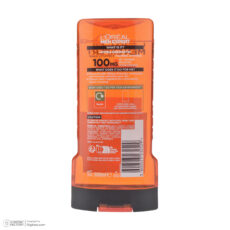 شامپو سر و بدن مردانه لورآل مدل Hydra Energetic با رایحه خنک مناسب برای انواع پوست حجم 300 میلی‌لیتر