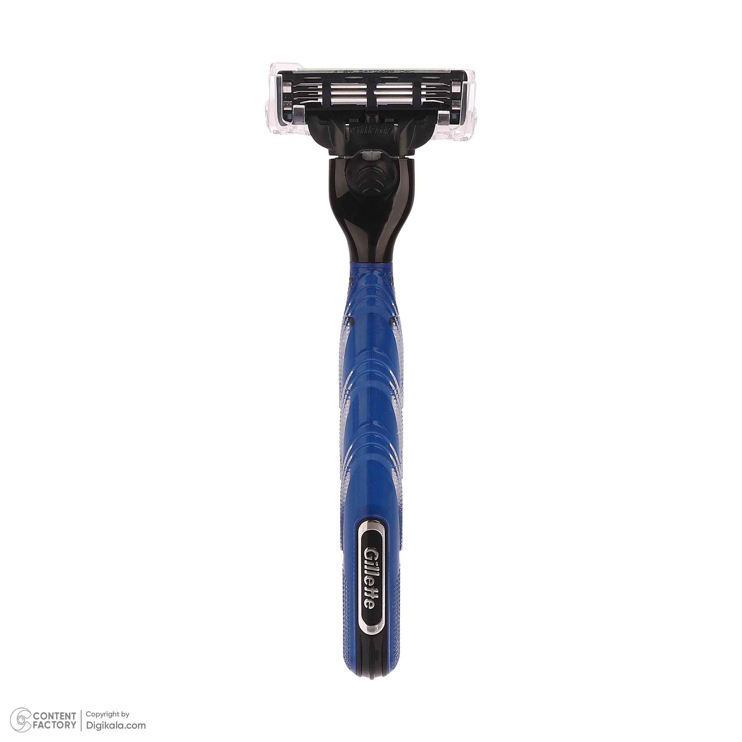 خود تراش ژیلت مدل +MACH3 به همراه تیغ یدک