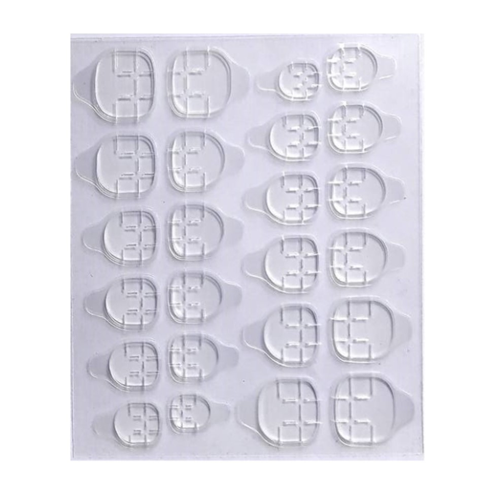 چسب ناخن مصنوعی مدل 014 بیست بسته 24 عددی