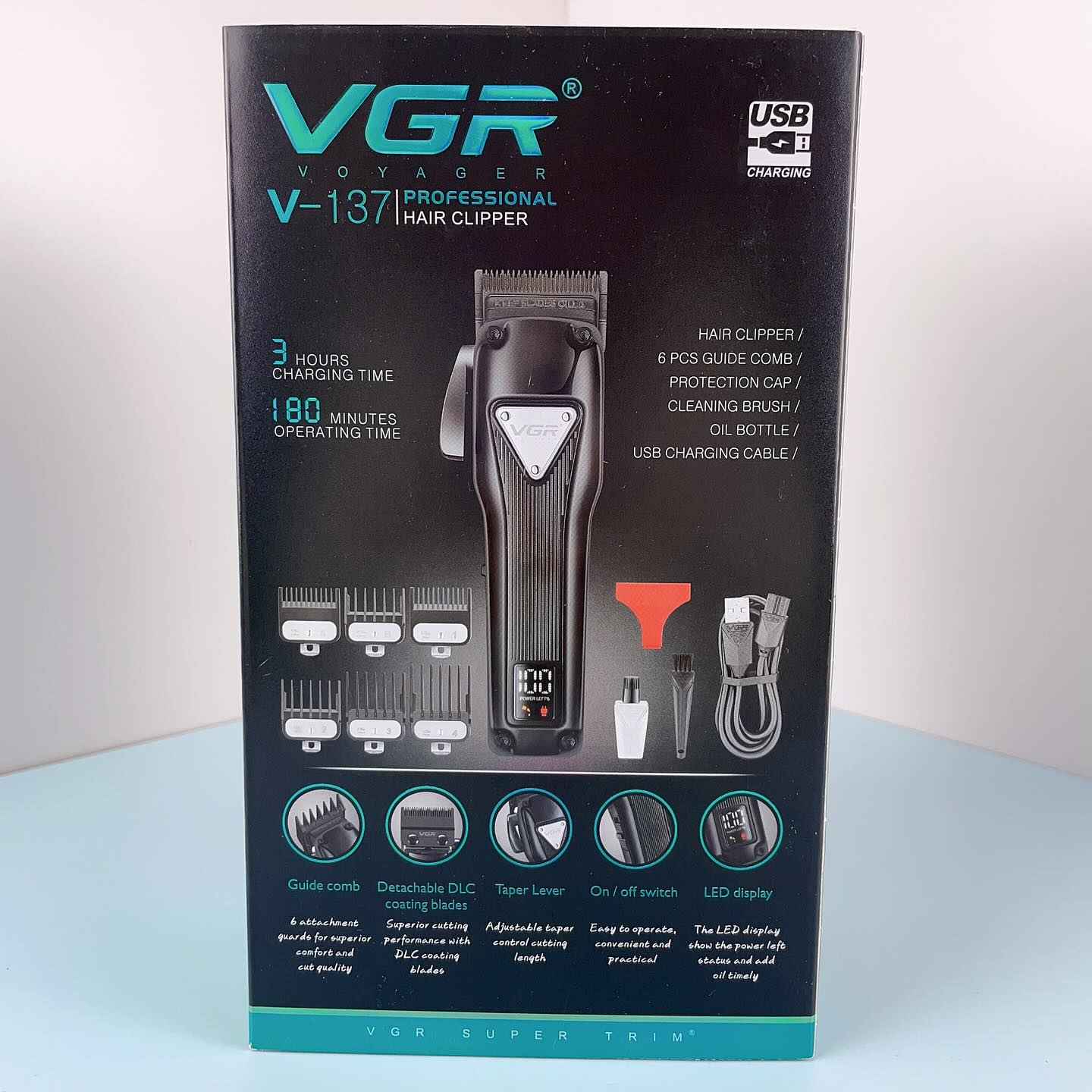 ماشین اصلاح موی سر وی جی ار مدل v-137