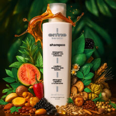 شامپو تقویت کننده و ترمیم کننده مو انوی مدل کراتین پروتئین مناسب برای انواع مو حجم 250 میلی لیتر