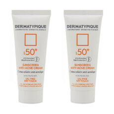 کرم ضد آفتاب درماتیپیک مدل Anti-acne حجم 40 میلی لیتر بسته 2 عددی