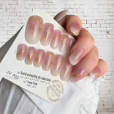 ناخن مصنوعی دست میراکل آرت مدل گرد کد R2400106 بسته 24 عددی