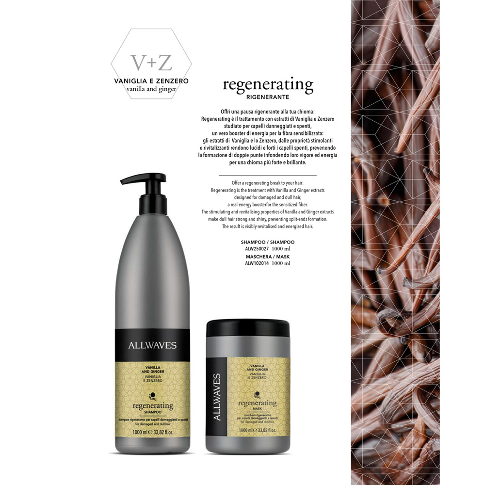 شامپو ترمیم کننده مو آلویوز مدل وانیل و زنجبیل حجم 1000 میلی لیتر