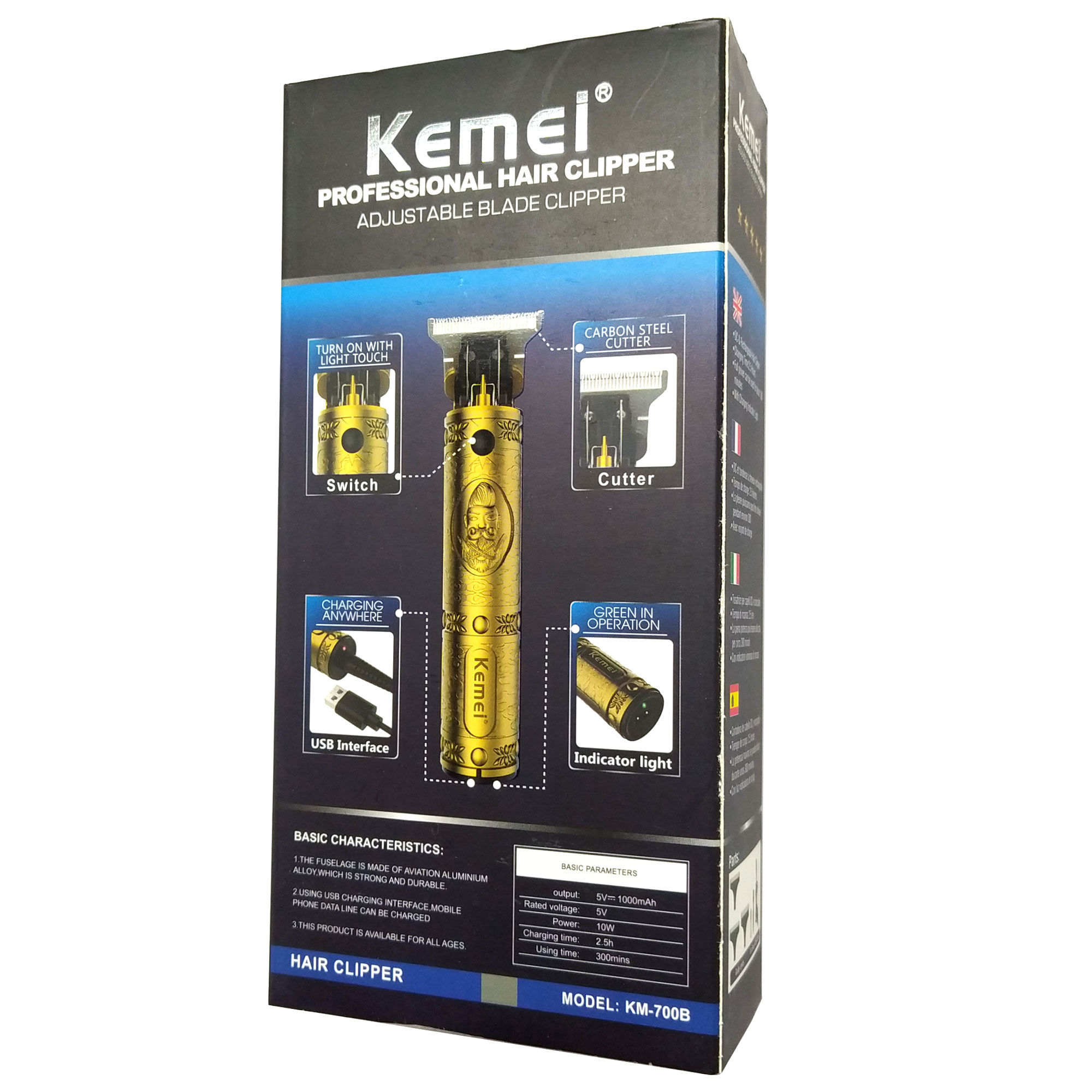 ماشین اصلاح موی صورت و بدن کیمی مدل KM-700B