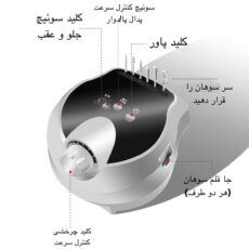 سوهان برقی مدل XSUV-202PLUS