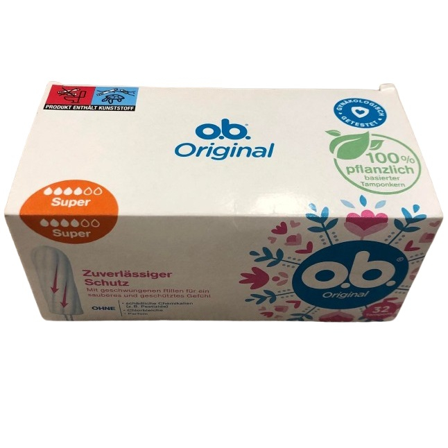 تامپون او.بی مدل super بسته 32 عددی