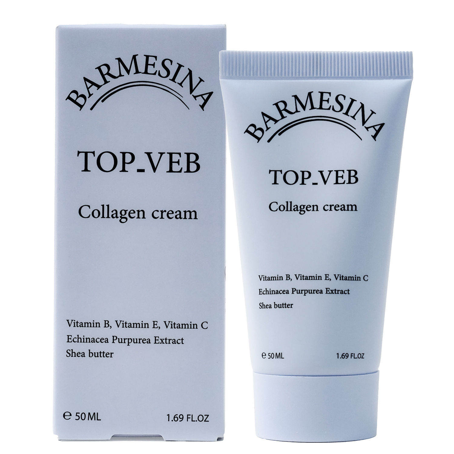 کرم مرطوب کننده و آبرسان بارمسینا مدل TOP-VEB حجم 50 میلی لیتر