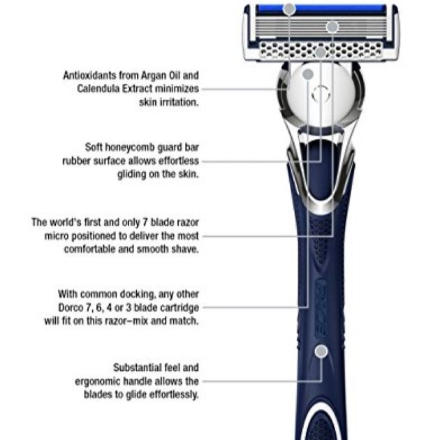 خودتراش دورکو مدل 7 لبه تحت لیسانس