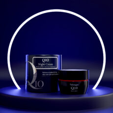 کرم شب ضد چروک فابریگاس مدل هیالورونیک اسید کد Q10 حجم 50 میلی لیتر