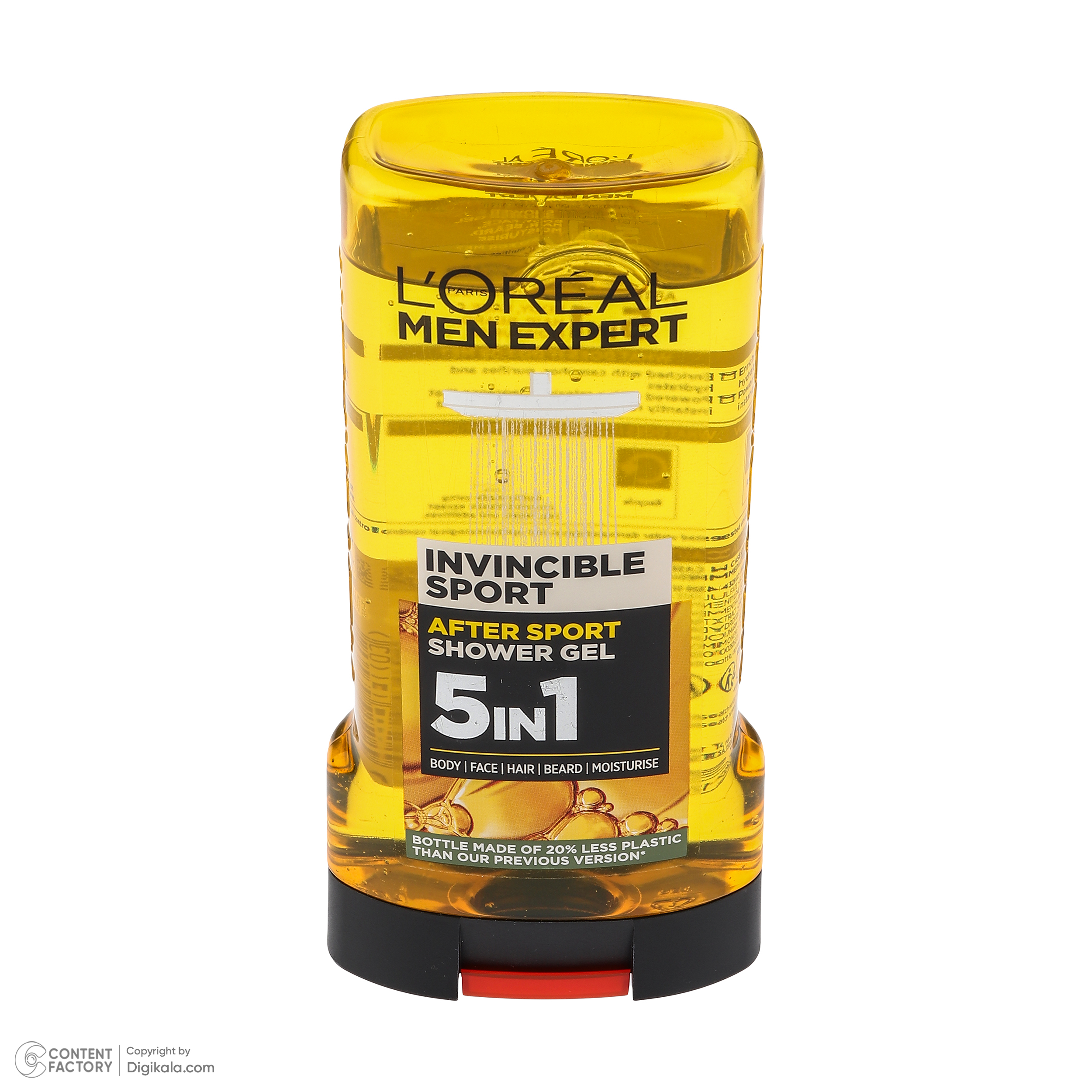 شامپو سر و بدن لورآل مدل Invincible Sport با رایحه چوبی، مرکباتی مناسب انواع پوست حجم 300 میلی لیتر