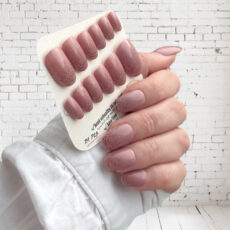 ناخن مصنوعی دست میراکل آرت مدل گرد کد R2400111  بسته 24 عددی