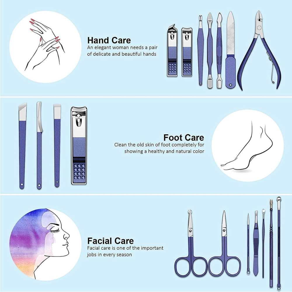 ست مانیکور و پدیکور گرین لاین مدل Clipper مجموعه 18 عددی