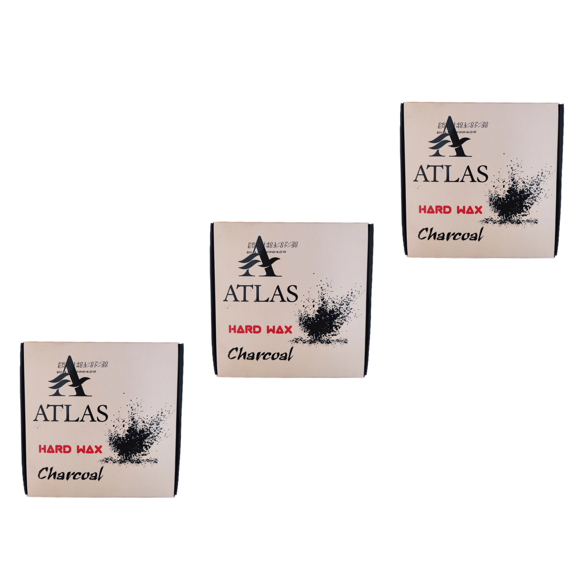 وکس موبر اطلس مدل ذغالی وزن 500 گرم بسته 3 عددی