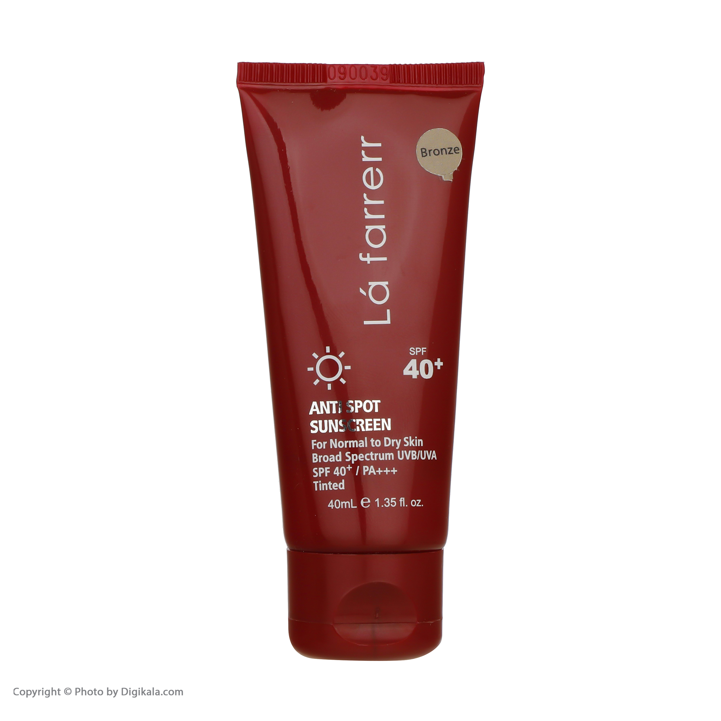 کرم ضدآفتاب رنگی لافارر مدل SPF40، مناسب پوست‌های معمولی و خشک، حجم 40 میلی‌لیتر