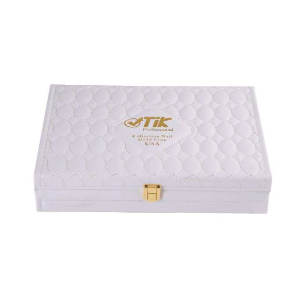 ست کاشت ناخن ۹ تیکه تیک مدل Gold 102