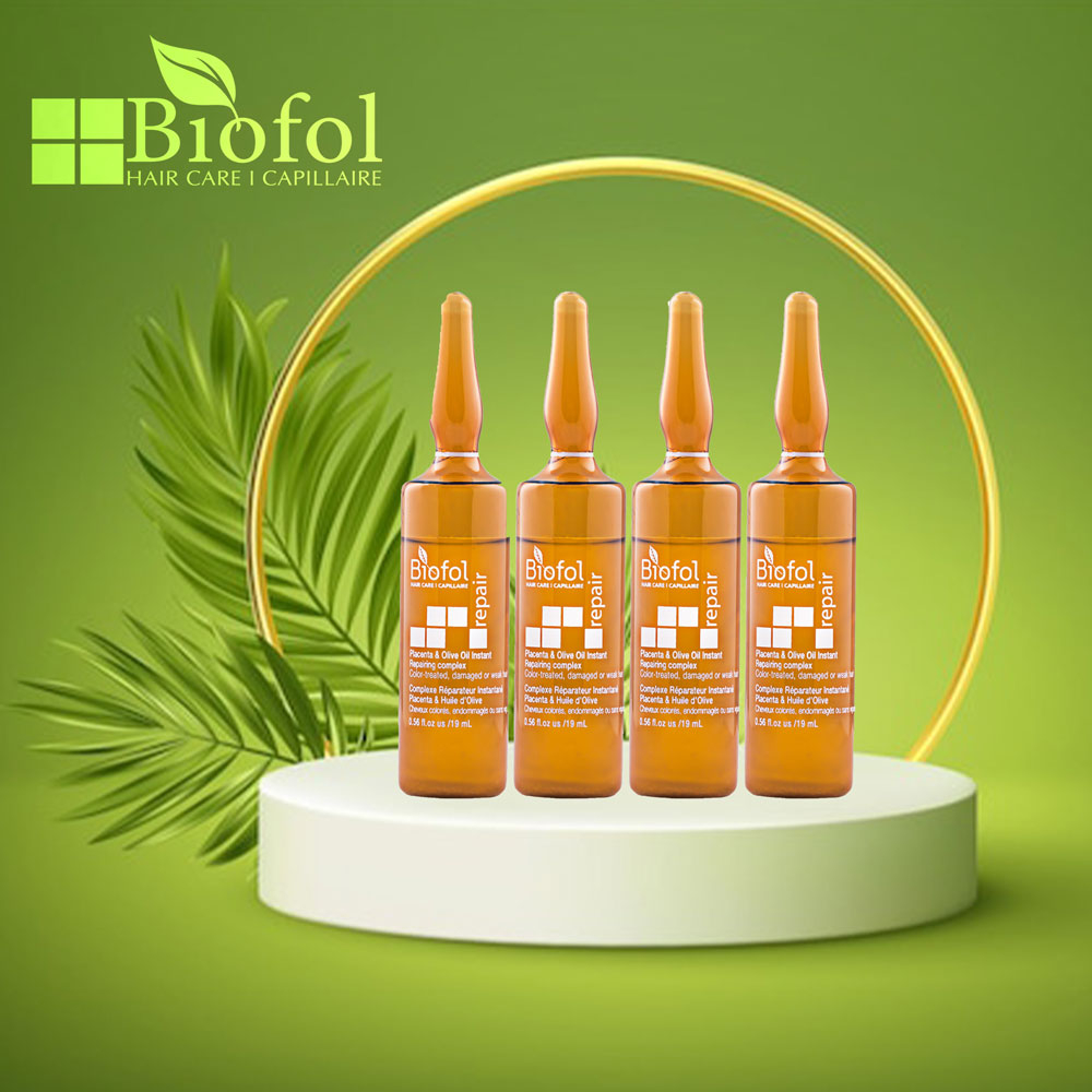 سرم مو بایوفول مدل ترمیم کننده حجم 19 میلی لیتر بسته 4 عددی
