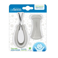 قیچی ناخنگیر نوزاد دکتر براون مدل hg087 به همراه قاب