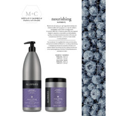 شامپو مغذی آلویوز مدل بلوبری و کالاندولا حجم 1000 میلی لیتر به همراه ماسک مو