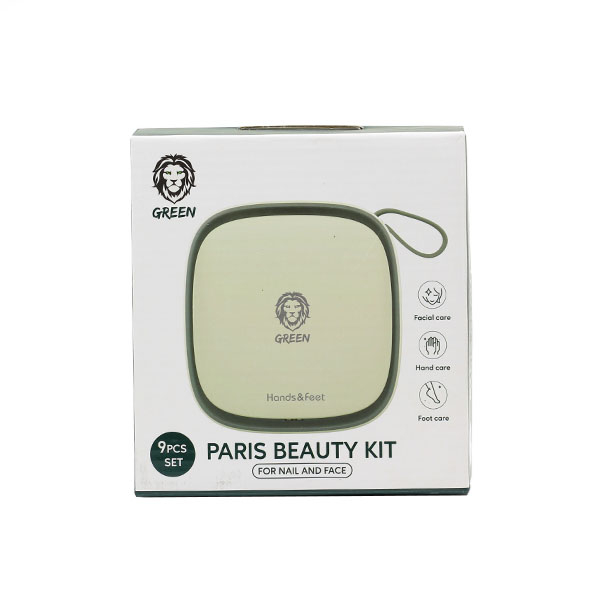 ست مانیکور و پاکسازی صورت گرین لاین مدل Paris مجموعه 9 عددی