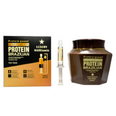 ماسک مو پروتئین کوئین مدل luxury hairtamin حجم 1000 میلی لیتر