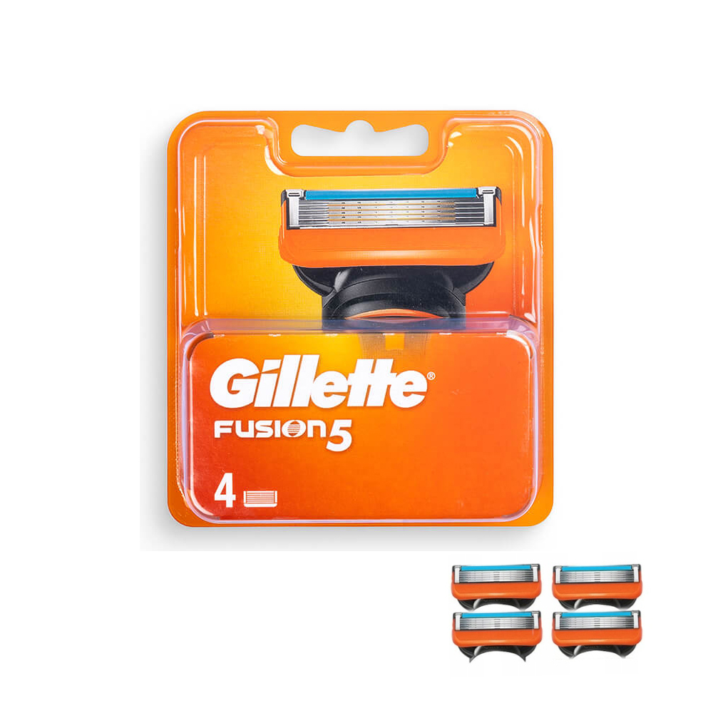 تیغ یدک ژیلت مدل Fusion 5 بسته 4 عددی