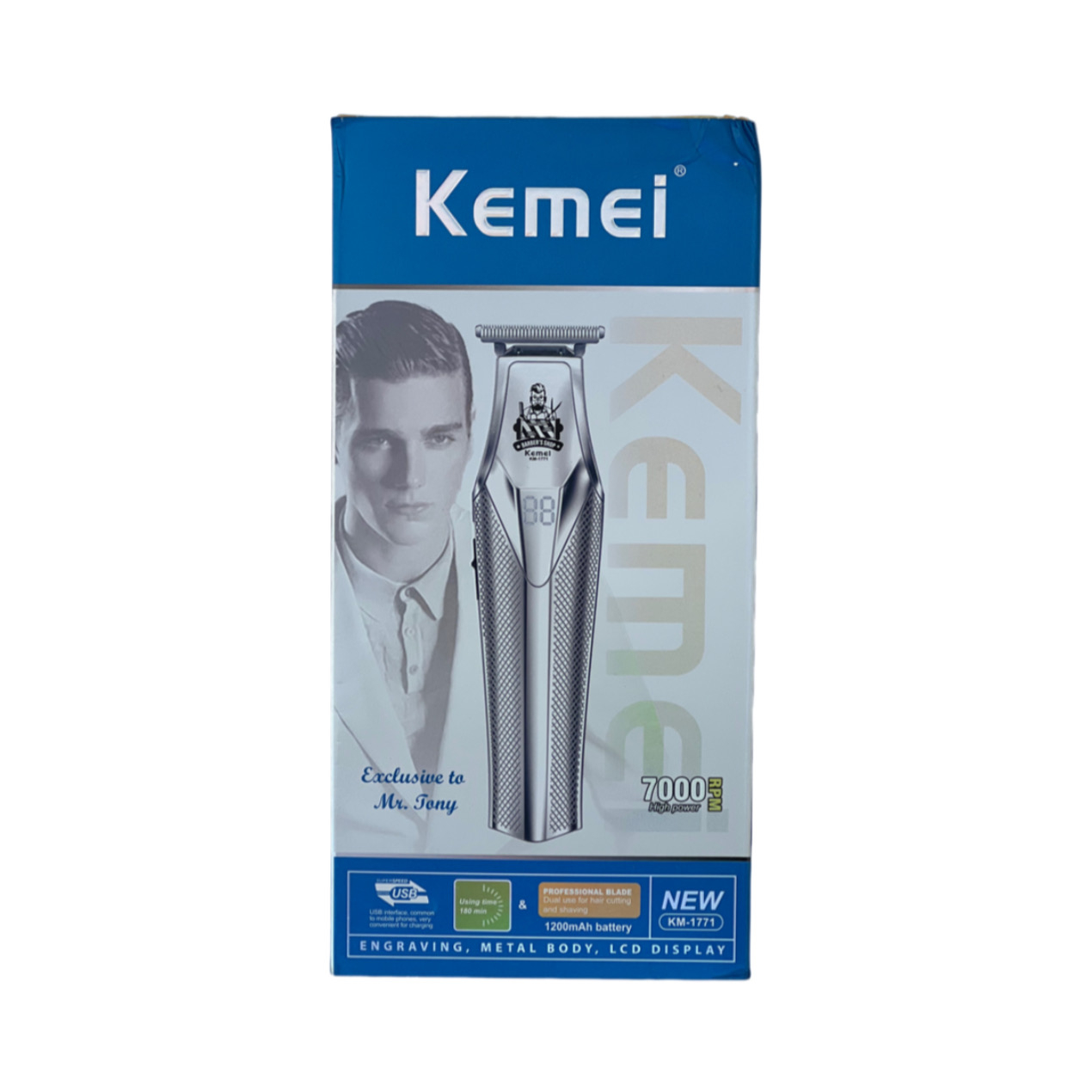 ماشین اصلاح موی صورت شارژی کیمی مدل KM-1771