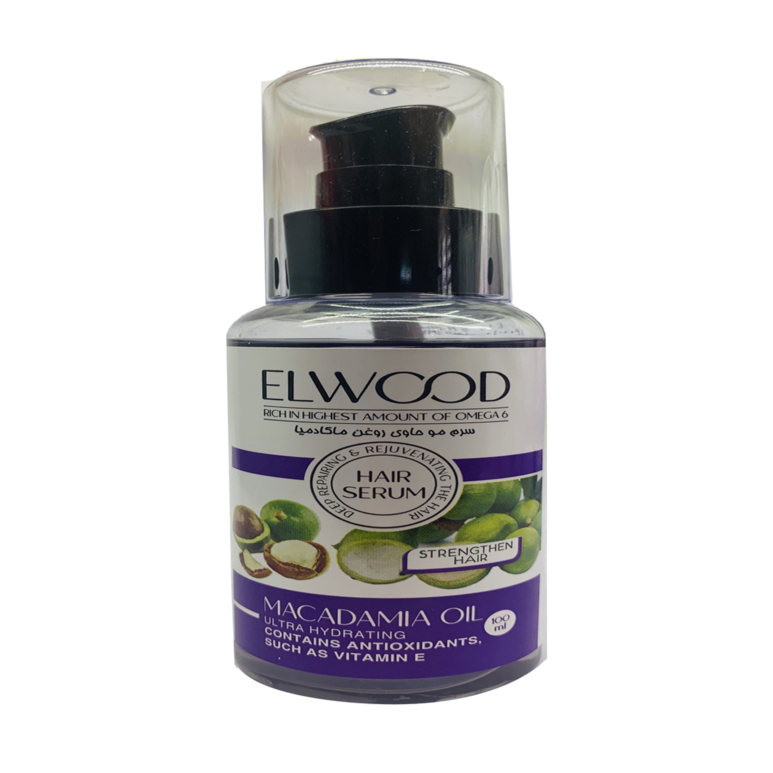 سرم مو الوود مدل ماکادمیا حجم 100 میلی لیتر