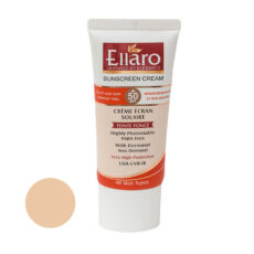 کرم ضد آفتاب رنگی الارو مدل SPF50 محافظ UVA ،UVB، ضد چروک، مناسب انواع پوست تحت لیسانس حجم 50 میلیلیتر