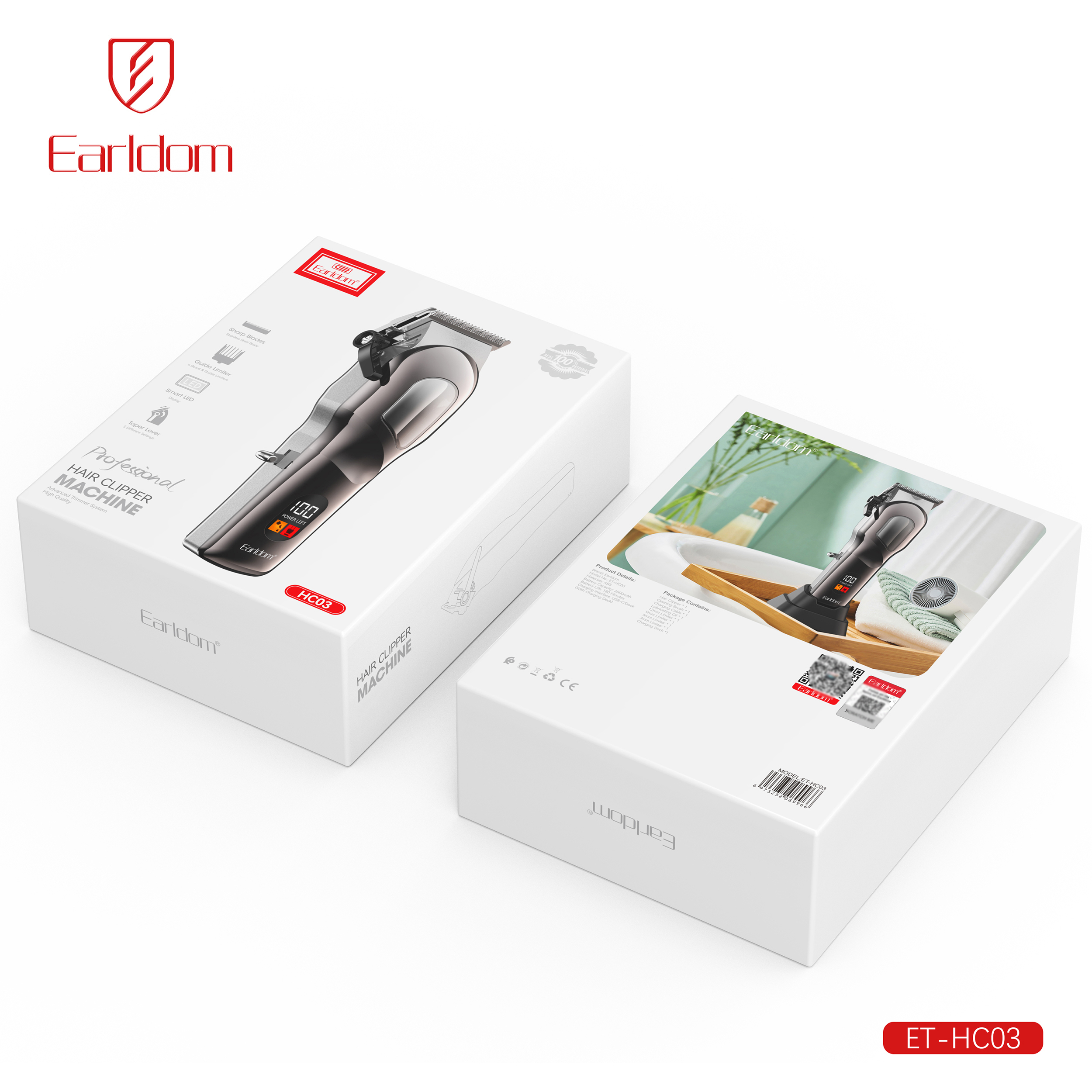 ماشین اصلاح موی سر و صورت شارژی ارلدام مدل HC03